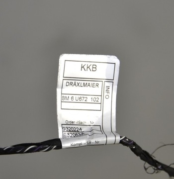 BMW F15 F16 KABEL REPRODUKTORU 9320224
