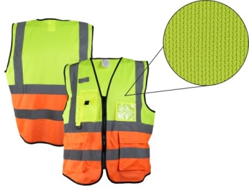 Светоотражающий жилет с ПРИНТОМ СПЕРЕДИ И СПИНИ XL