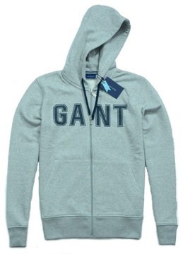 GANT LOGO FULL ZIP SWEAT HOODIE BLUZA Z KAPTUREM