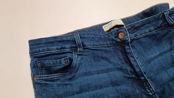 Granatowe spodnie jeansowe Bootcut 20/48 next