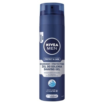 NIVEA MEN Żel do golenia nawilżający PROTECT CARE, 200 ml
