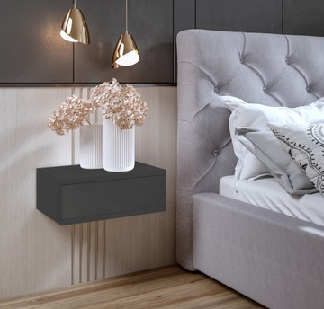 ЛОФТ ПОДВЕСНАЯ ПРИМОЧКА С ЯЩИКОМ ГРАФИТ + ГРАФИТ