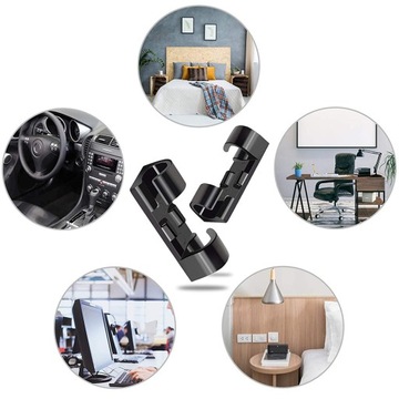 20x РУЧКА-ОРГАНИЗАТОР КРЮЧОК КРЫШКА ЗАЖИМ ДЛЯ КАБЕЛЯ САМОКЛЕЙКАЯ ЛЕНТА