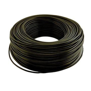 Przewód H07V-U DY 1,5mm² drut CZARNY 100m