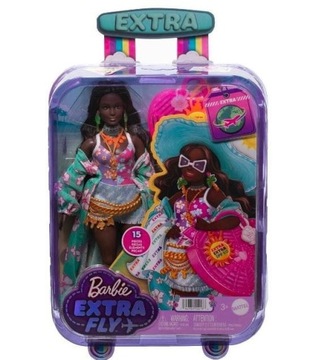 MATTEL HPB14 Barbie Extra Fly Lalka Plażowa w podróży