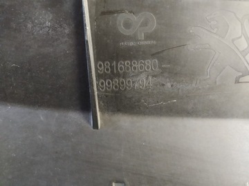 2018R + PEUGEOT PARTNER IV RIFTER MŘÍŽKA MASKA PŘEDNÍ NÁRAZNÍKU OM 99899794