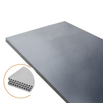 Пластиковая опалубка ПВХ 2000х500х18мм, потолочная опалубка 50 шт.