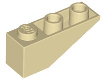 LEGO slope invert 33 3x1 (4287) piaskowy 3szt