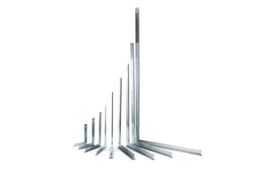 KĄTOWNIK ZE STOPKĄ WARSZTATOWY STALOWY 400X230 MM