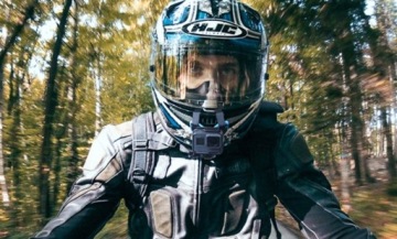 Крепление TELESIN для шлема GoPro HERO 13 12 11 10 9 8 7 6 5 BLACK MAX