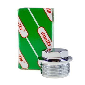 Śruba amortyzatora przód - MZ TS ETZ - chrom - Duells HQ wzór ORG