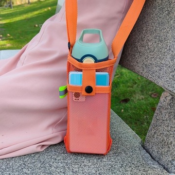 Чехол для спортивной бутылки с водой Нейлоновый оранжевый чехол для бутылки с водой