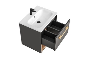 ШКАФ ДЛЯ ВАННОЙ КОМНАТЫ С РАКОВИНОЙ 60 СМ BORNEO COSMOS