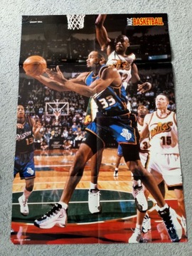 Мэджик Джонсон / Майкл Джордан Грант Хилл, плакат НБА, 1995 год, Chicago Bulls