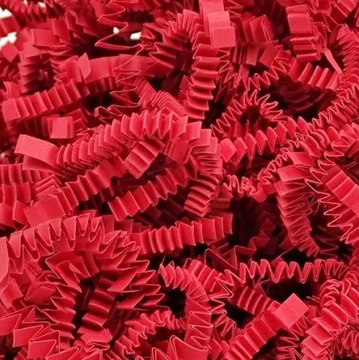Papierowy wypełniacz eko czerwony ZigZag Delux Premium 5kg