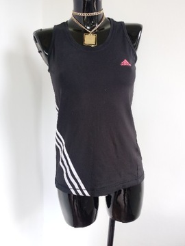 ADIDAS sportowa bluzka top czarna Climalite S 36