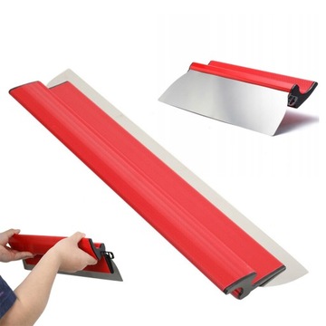 NÓŻ DO GŁADZI KOSA NIERDZEWNE PIÓRO SZPACHLA WYMIENNE OSTRZE 60CM 0.3MM