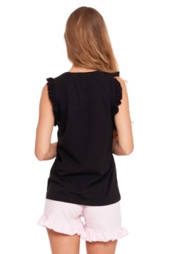 ЛЮБИМАЯ ЖЕНСКАЯ ПИЖАМА ИЗ ХЛОПКА ИЗ ДВУХ ЧАСТЕЙ БЕЗ РУКАВОВ, Размер XXL