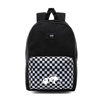 Plecak szkolny Vans Realm New Skool kratka Custom Panda