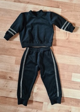 Bambarillo komplet dresowy welurowy bluza spodnie