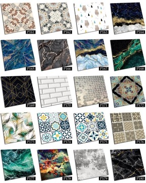 РАЗНОЦВЕТНАЯ ПЛИТКА AZULEJOS ПЛИТКА ПВХ 30x30 ВИНИЛ