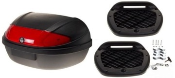 KUFER MOTOCYKLOWY NA DWA KASKI SKUTER MOTOROWER 48L