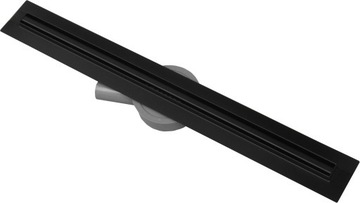 Линейный слив SLIM BLACK MATT, длина 80см