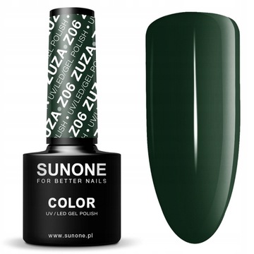SUNONE LAKIER HYBRYDOWY Z06 ZUZA ZIELONY GŁĘBOKA ZIELEŃ GREEN UV/LED 5G