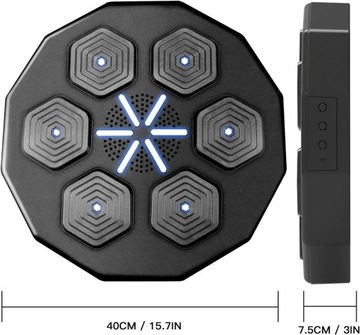 ТРЕНИРОВОЧНЫЙ БОКСОВЫЙ ЩИТ МУЗЫКАЛЬНЫЙ БОКСЕРСКИЙ МАШИНА BLUETOOTH ДЛЯ НАСТЕННОГО КОМПЛЕКТА
