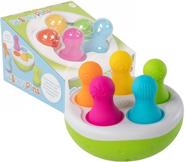 FAT BRAIN TOYS WAŃKI WSTAŃKI KOLOROWE KRĘGLE SPINNY PINS