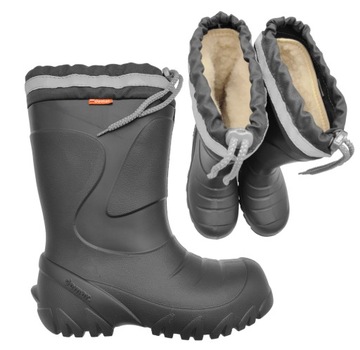 KALOSZE ŚNIEGOWCE OCIEPLANE BUTY ZIMOWE DZIECIĘCE MAMMUT-S DEMAR 24/25