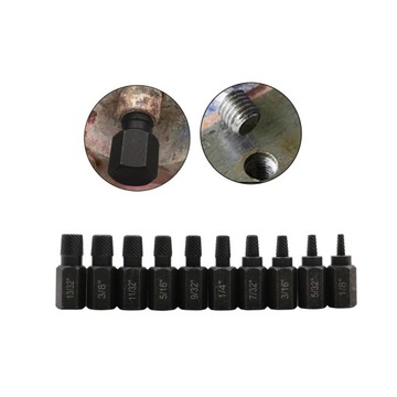 10x экстрактор винтов. Инструмент для удаления сломанных винтов в разобранном виде.