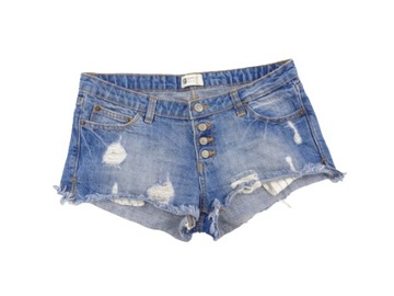 34-36 G- PERFECT SPODENKI SZORTY JEANS R10-10