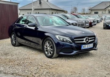 Mercedes Klasa C W205 Limuzyna 200 BlueTEC 136KM 2016 Mercedes-Benz Klasa C Avantgarde C200 136KM Full Led skory PDC Navi niski, zdjęcie 10