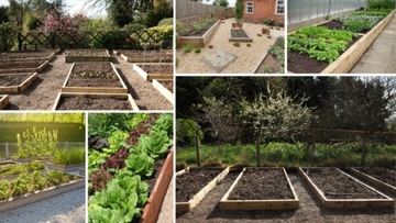 Ящик для овощей, приподнятая грядка, деревянный огород, 100х80