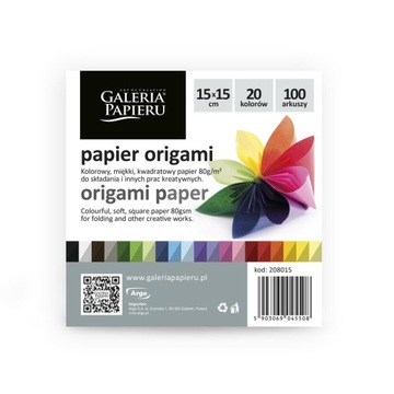 Papier origami Galeria Papieru 100 arkuszy 80 g/m²