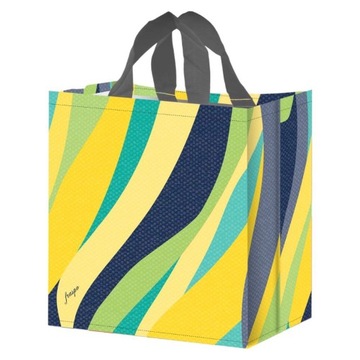 Torba na zakupy 24L 35x20x35 Paski Fraski żół 1szt