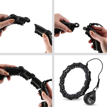 Хула-хоп для похудения с вкладками и регулируемым весом для детей