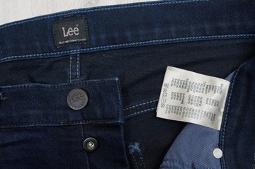 LEE DAREN SLIM JEANS spodnie męskie niebieskie PREMIUM 33/32 pas 86