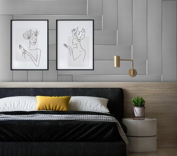 СЕРЫЕ ПАНЕЛИ НАСТЕННЫЕ КАССЕТЫ 2м2 Psz DECOR