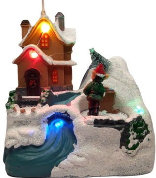 ПОДВИЖНАЯ СВЕТОДИОДНАЯ РОЖДЕСТВЕНСКАЯ НИЧКА КАРЛИКА