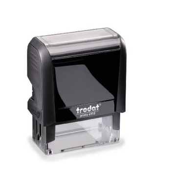 TRODAT PRINTY STAMP 4910 ЧЕРНЫЙ + ДИЗАЙН ЛАСТИКА