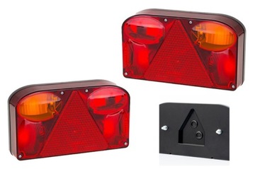 Zestaw lampa do przyczepki przyczepy lawety FT-88 FT-088 L+P