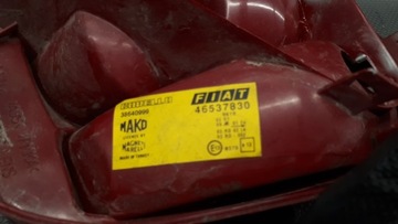 FIAT OE 46537830 SVĚTLO ZADNÍ KOMBINOVANÁ