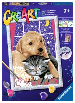 Ravensburger, CreArt: Puszyści przyjaciele (23706)