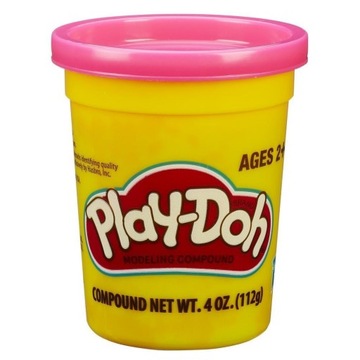 PlayDoh - Tuba Pojedyncza na tacce, czerwona, 112g