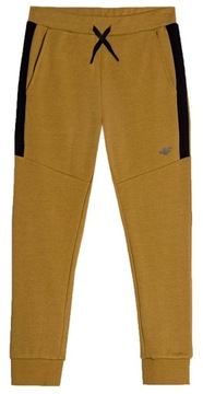 СПОРТИВНЫЕ БРЮКИ ДЛЯ МАЛЬЧИКОВ 4F КОМФОРТНЫЕ СПОРТИВНЫЕ БРЮКИ ДЛЯ ДЕТЕЙ, ХЛОПОК AW23M414