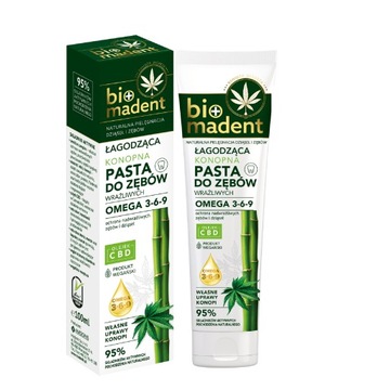 Pasta konopna do zębów łagodząca - BioMadent 100ml