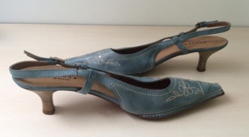 BUTY NA OBCASIE GIANNA DI FIRENZE szpilki r. 38