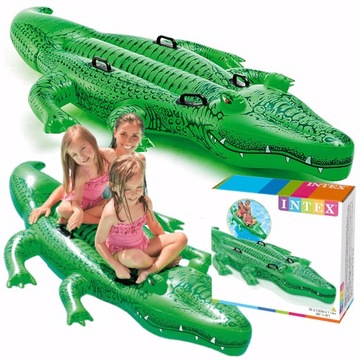 DMUCHANY MATERAC ALIGATOR DO WODY DLA DZIECI INTEX